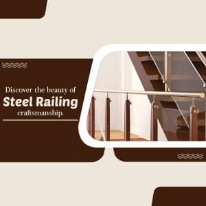 Steel Railing promotional template