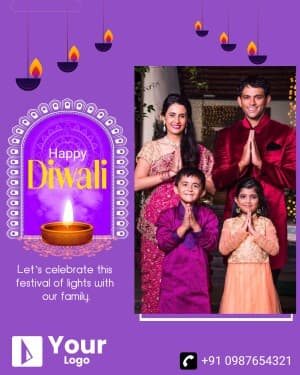Diwali Wishes Templates creative template
