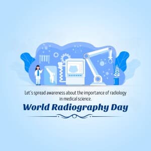 International Day of Radiology flyer