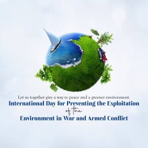 International Day for Saving Environment in War video