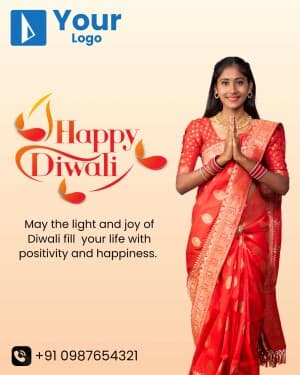Diwali Wishes Templates Facebook Poster