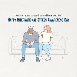 International Stress Awareness Day illustration