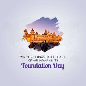 Karnataka Foundation Day banner