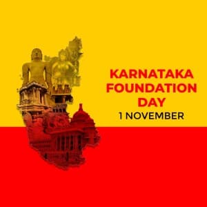 Karnataka Foundation Day post