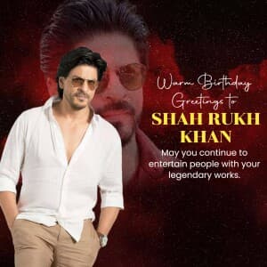 Shahrukh Khan Birthday post