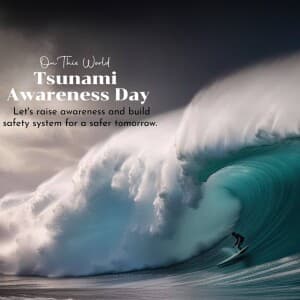 World Tsunami Awareness Day graphic