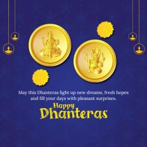 Dhanteras whatsapp status poster