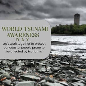 World Tsunami Awareness Day flyer
