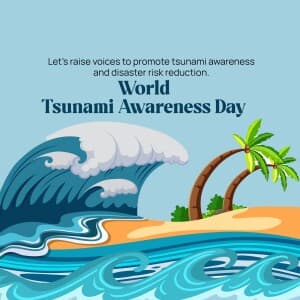 World Tsunami Awareness Day banner