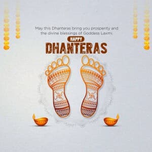 Dhanteras marketing flyer