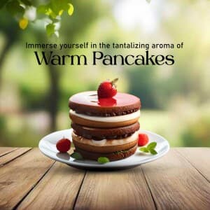 Pancakes flyer