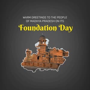 Madhya Pradesh Foundation Day banner