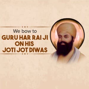 Guru Har Rai Ji Joti Jot Diwas image