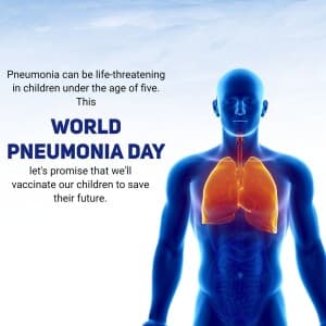 World Pneumonia Day poster