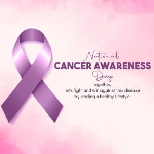 National Cancer Awareness Day illustration