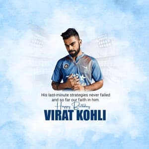 Virat Kohli Birthday image