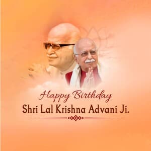 Lal Krishna Advani | Birthday illustration