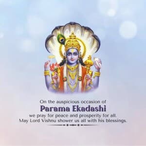 Parama Ekadashi event poster