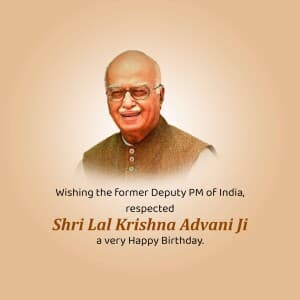 Lal Krishna Advani | Birthday image