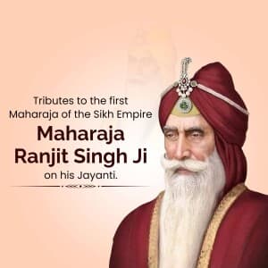 Maharaja Ranjit Singh Jayanti image