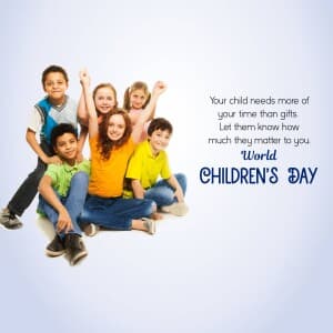 Children's Day event poster