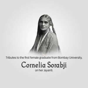 Cornelia Sorabji Jayanti video