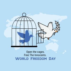 World Freedom Day graphic