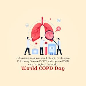 World COPD day event advertisement