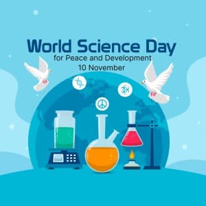 Science Day for Peace and Development illustration