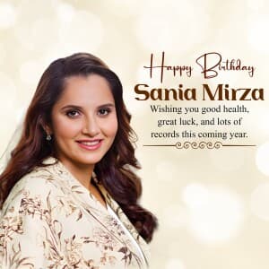 Sania Mirza Birthday post