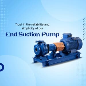 End suction pump banner