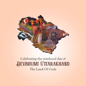 Uttarakhand Foundation Day flyer