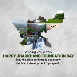 Jharkhand Foundation Day flyer