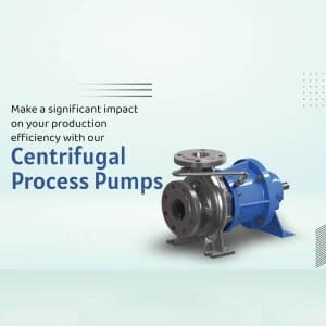Centrifugal process pump poster