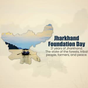 Jharkhand Foundation Day post