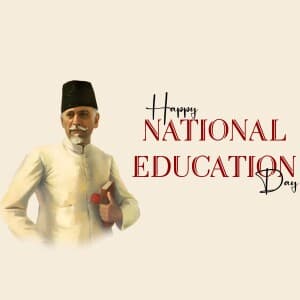 National Education Day event advertisement