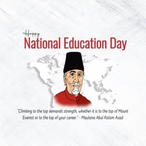 National Education Day flyer