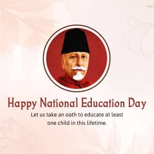 National Education Day banner