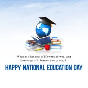 National Education Day poster