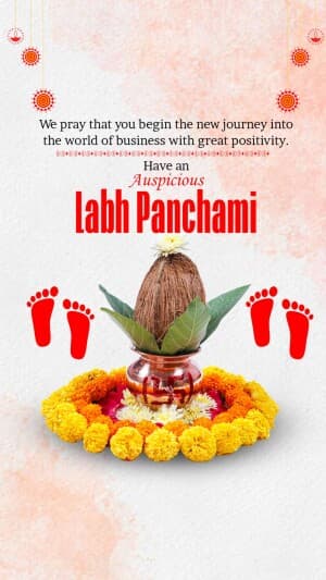 Labh Pancham Insta Story Video flyer