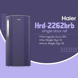 haier marketing poster