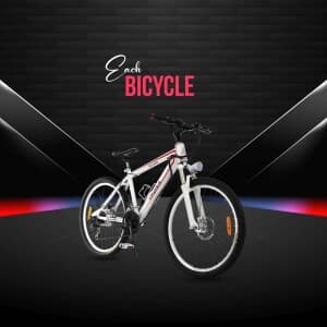 Bicycle promotional poster