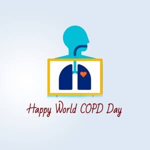 World COPD day marketing flyer