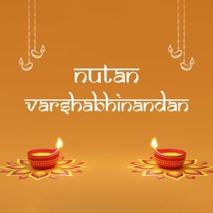 Vikram Samvat New Year (Diwali) illustration