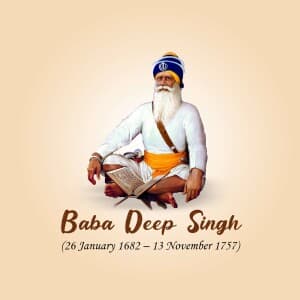 Baba Deep Singh Shaheedi Diwas illustration