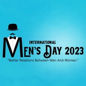 International Men’s Day whatsapp status poster