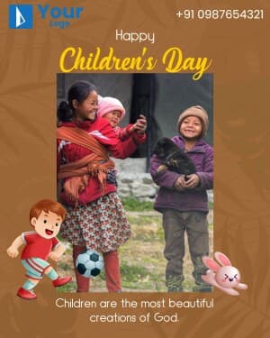 Children's day Template Facebook Poster