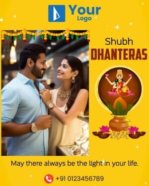 Dhanteras Wishes Templates Instagram banner