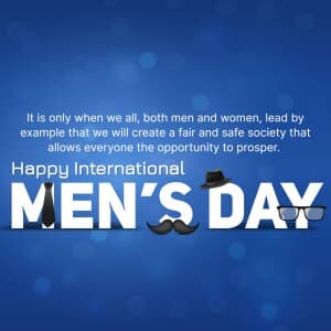 International Men’s Day graphic