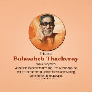 Bal Thackeray Punyatithi post